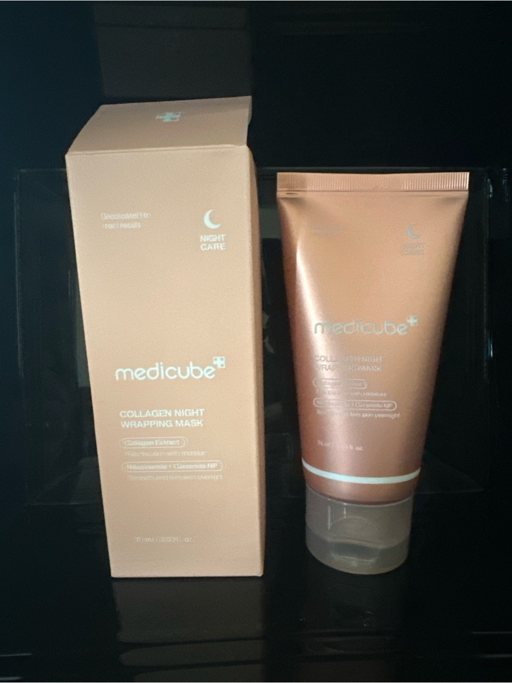 Medicube Collagen Night Wrapping Mask - Rose Gold Packaging